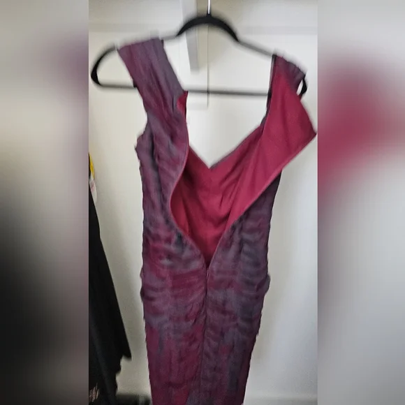 Tadashi Shoji Burgundy Dress - Picture 7 of 11